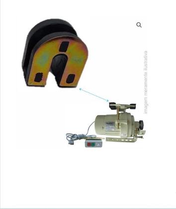 Imagem de 3 Borrachas Isoladora Motor Maquina Costura Industrial Dol34