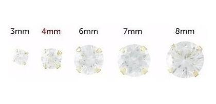 Imagem de 3 Brincos Ouro 18k 750 Adulto Segundo Furo Kit Joia