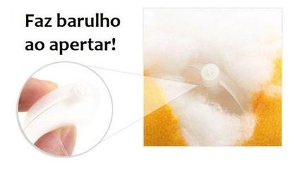 Imagem de 3 Brinquedos Sortidos Para Cães Pelúcia Canelada Resistente Com Apito para Pets Cachorros Pequenos