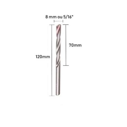 Imagem de 3 Brocas Videa Irwin Iw907 8.00mmx15/16 X120mm P/concreto