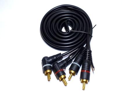 Imagem de 3 Cabos RCA 1,5 Metro mais 2 Y 2M1F Processador Crossover