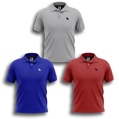 Imagem de 3 Camisas Gola Polo Masculina Original Oferta Imperdivel