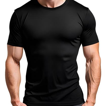 Imagem de 3 Camiseta Masculina Dry Lisa Fitness Treino/Academia