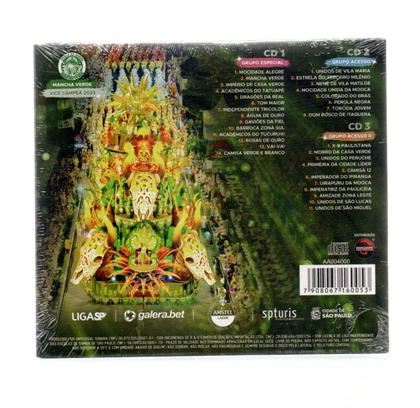 Imagem de 3 cd's sambas de enredo 2024