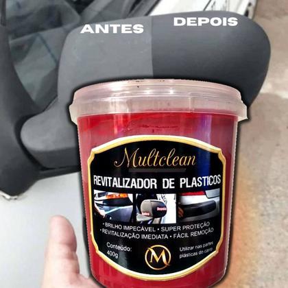 Imagem de 3 Cera Automotiva Carnaúba Revitalizadora De Parachoque 200g