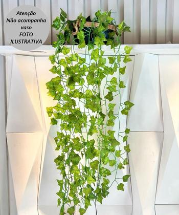 Imagem de 3 Correntes Folhas De Hera Artificial Decoração Jardim