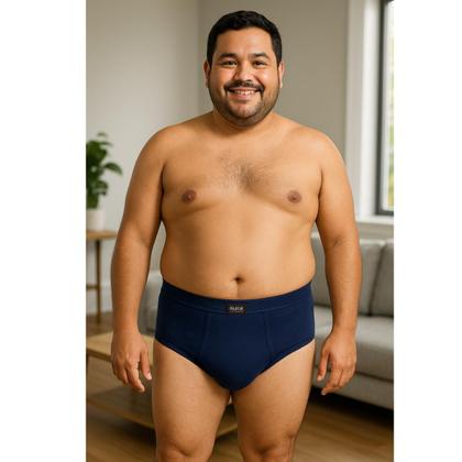 Imagem de 3 Cuecas Tradicional Com Abertura Helanca Adulto Click 120