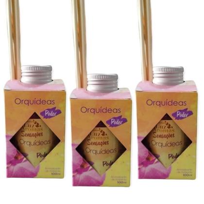 Imagem de 3 Difusor Aromas Ambiente Varetas Cheirinho Odorizador 100ml Perfumador Marca Luz Aromas - Envio Já