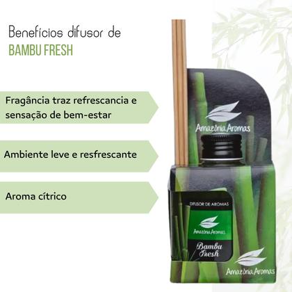 Imagem de 3 Difusores Aromatizador de Ambiente 270ml Amazônia Aromas