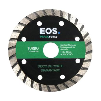 Imagem de 3 Discos Serra Mármore Diamantado Turbo 110M Dsmt110 - Eos