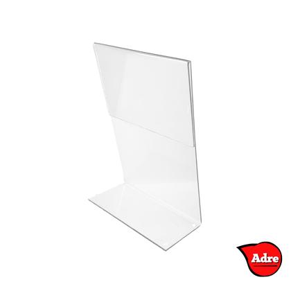 Imagem de 3 Display Acrilico A6 L Expositor 10x15 Acrílico Pix QR code Aviso Mesa Balcao Cardapio