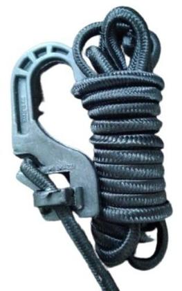 Imagem de 3 Elásticos Trad. Gancho de Plástico 1,0M Para Bagageiro De Bicicleta Preto