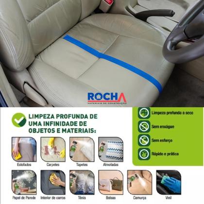 Imagem de 3 Espuma Limpa Tudo Spray para Sofa Tenis Tapete Couro