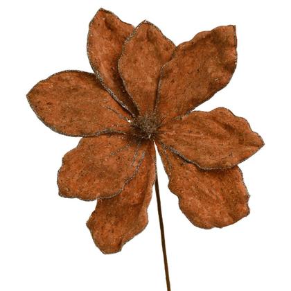 Imagem de 3 Flor Pick Bico Papagaio Natural Cortiça Árvore Natal 35Cm