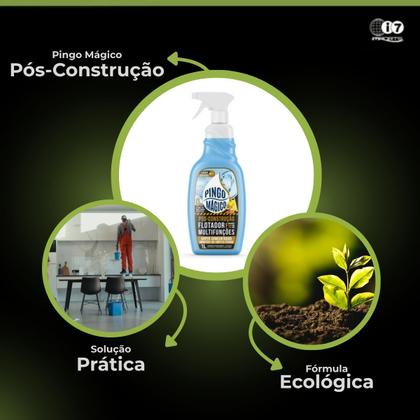 Imagem de 3 Flotador Multifunções Pingo Magico PósConstrução F12 1L