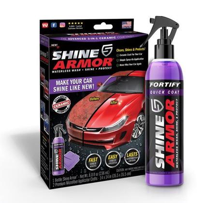 Imagem de 3 Fortify Shine Armor Lava Encera Renovando Pintura Do Carro