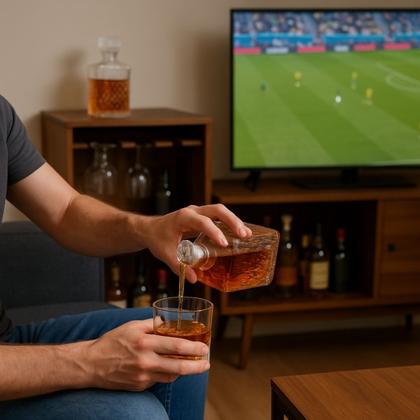 Imagem de 3 Garrafas de Vidro 500ml com Tampa Luxo Cristal Bar Whisky