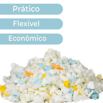 Imagem de 3 Kilo De Flocos Espuma Para Enchimento Almofada Puffs