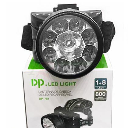 Imagem de 3 Lanterna De Cabeça D Led Light Recarregável 800mah Dp-781