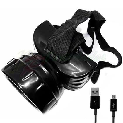 Imagem de 3 Lanterna De Cabeça D Led Light Recarregável 800mah Dp-781