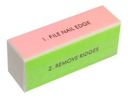 Imagem de 3 Lixa Polidora De Unha Bloco Mágico 4 Fases Pronta Entrega