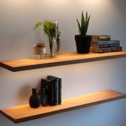 Imagem de 3 Mão Francesa 20cm Invisível Invertida Aço Forte Resistente