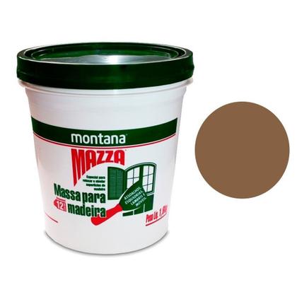 Imagem de 3 Massa Madeira Calafetar Correção Montana 1,6kg Sucupira