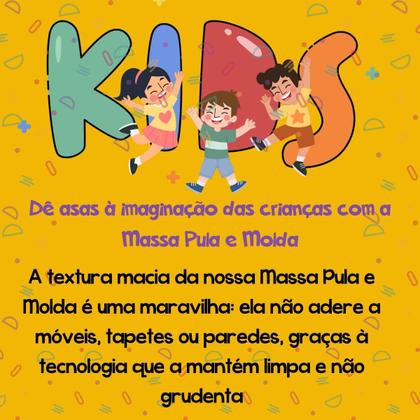 Imagem de 3 Massa Pula e Molda Não Gruda, Não Suja Não gruda Divertido