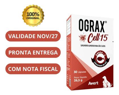 Imagem de 3 Ograx Cell 15 Suplemento Alimentar 30 Cap Omega 3 Avert