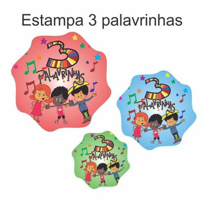 Imagem de 3 Palavrinhas Kit 2 Baleiros Com 6 Displays De Mesa