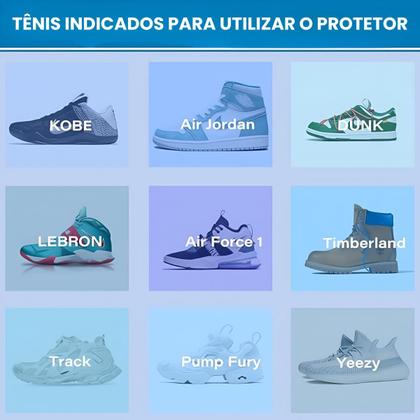 Imagem de 3 Pares De Protetor Para Calçados Tênis Anti Dobra Amassos Anti Crease