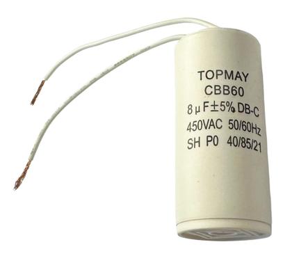 Imagem de 3 pçs capacitor de partida - acv 8uf x 450v - 8 uf x 450 vac