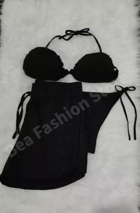 Imagem de 3 Peças De Verão Conjunto De Biquíni Com Short