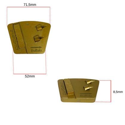 Imagem de 3 Pedras Diamantada Para Politriz De Piso BF 4800 Buffalo