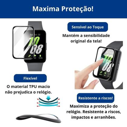 Imagem de 3 Películas Anti Impacto Para Samsung Galaxy Fit 3