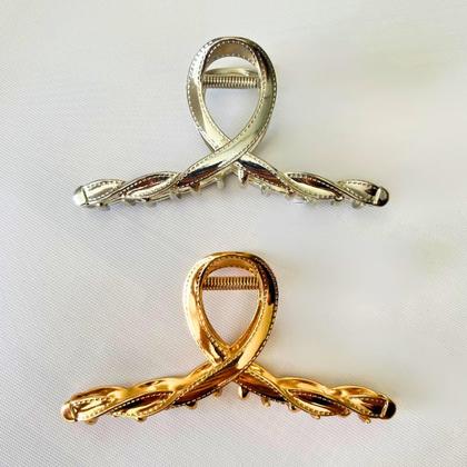Imagem de 3 Piranha De Cabelo Presilha Grande Costura Prendedor Penteados Elegantes
