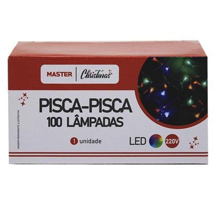 Imagem de 3 Pisca Pisca De Led Color Natal 8 Funções 100 Lâmpadas 220V