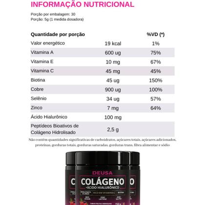 Imagem de 3 Potes Colágeno Verisol Com Ácido Hialurônico Premium e Vitaminas e Minerais, Pele, Cabelos e Unhas, Sabor Frutas Vermelhas