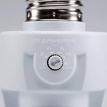 Imagem de 3 Relé sensor soquete E27 aciona luz automaticamente a noite