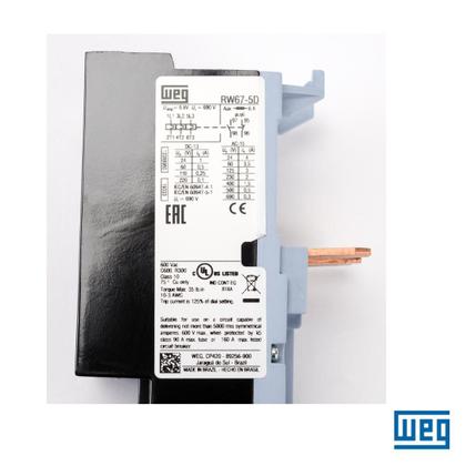 Imagem de 3 Relé Sobrecarga WEG RW67 3P 2540A P/ Contator CWM32-40
