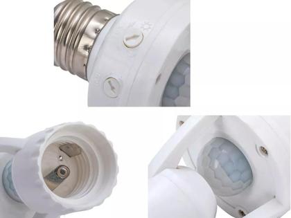 Imagem de 3 Sensor De Presença P/ Lâmpada Soquete E27 Com Fotocélula
