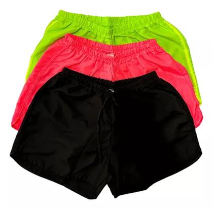 Imagem de 3 Short tactel feminino para academia moda fitness saida praia piscina clube