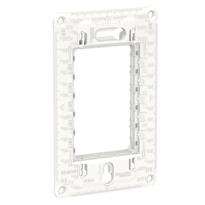 Imagem de 3 Suporte 4x2 P Placa Schneider Orion Até 3 Módulos Branco