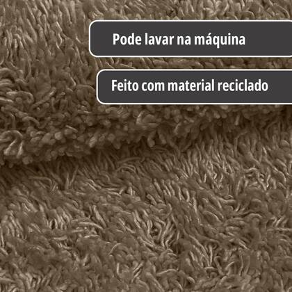 Imagem de 3 Tapete Banheiro Eco Algodão Reciclado Pode Lavar a Máquina Oa Hig Caq 45x60cm