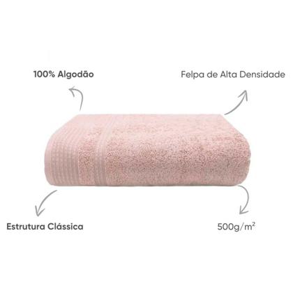 Imagem de 3 Toalhas de Mão 80cm x 50cm - Macia