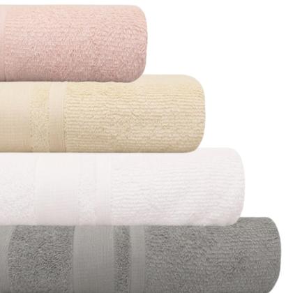 Imagem de 3 Toalhas de Rosto Grande 50cm x 80cm - Tecido Grosso 100% Algodão