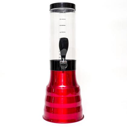 3 Torre De Chopp Beer 2.2 Litros 100% Alumínio Giratória + 6 Tubo Gelante - FULL SHOPP Imagem de 3 Torre De Chopp Beer 2.2 Litros 100% Alumínio Giratória + 6 Tubo Gelante