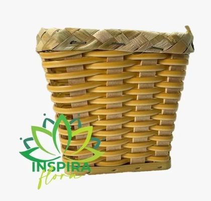 Imagem de 3 Vaso Cachepo Cesto Sintético Quadrada Decoração 17x17x15