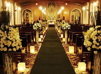 Imagem de 3 Velas Luminárias Quadradas de Chão 12x15 12x20 12x30 Casamento Coredor de Igreja