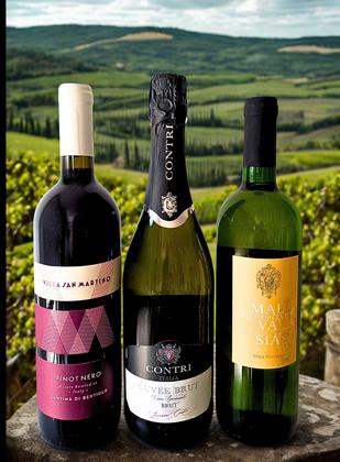 Imagem de 3 Vinhos Italianos San Martino, Contri e Malvasia 750ml